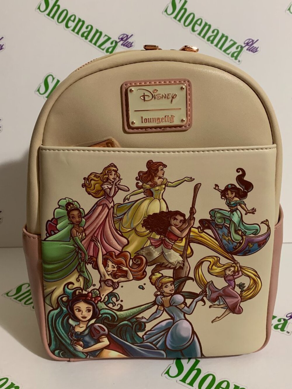 Loungefly Mini Backpack Disney Princess Cinderella Belle Ariel Rapunzel Bag